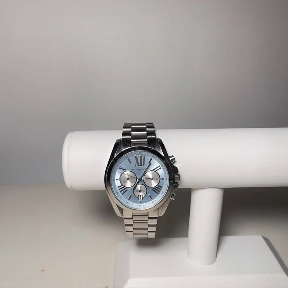 Michael Kors Bradshaw Chronograph Blue Ladies Watch ✨️